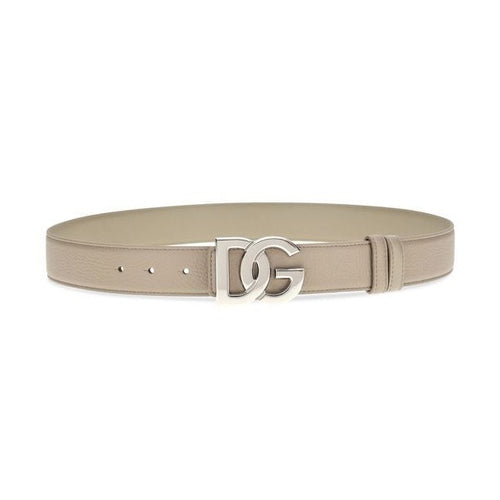 Beige Calf Leather Bos Taurus Regular Belt