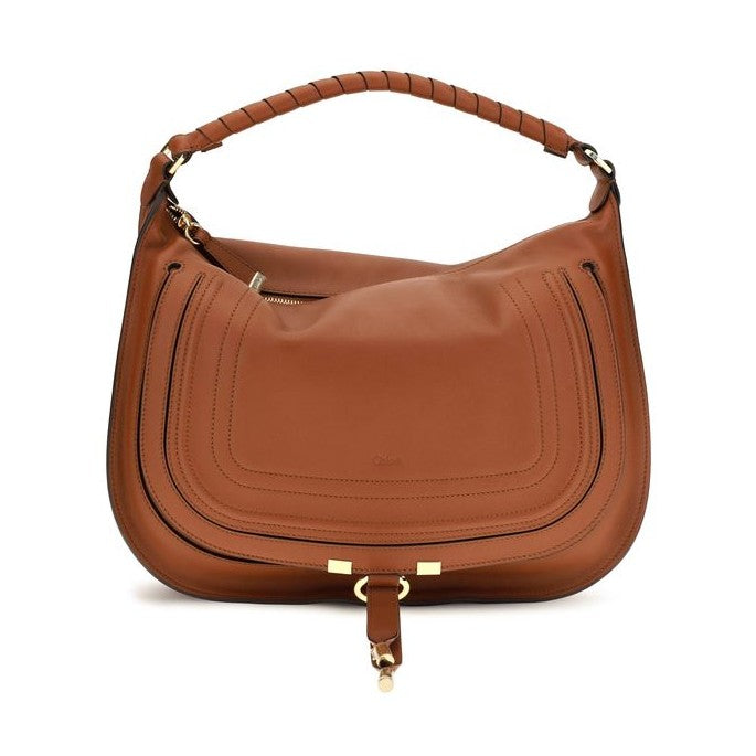 Chloé Brown Calf Leather Bos Taurus Shoulder Bag