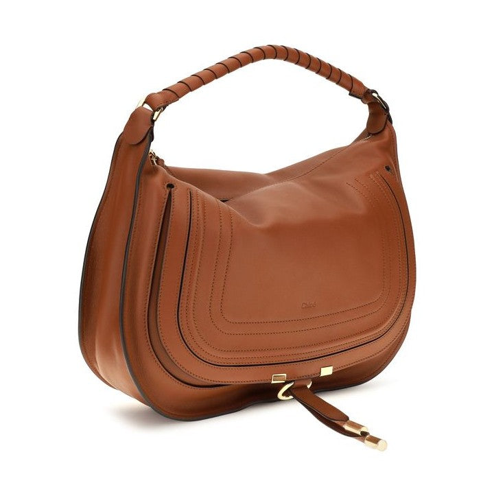 Chloé Brown Calf Leather Bos Taurus Shoulder Bag