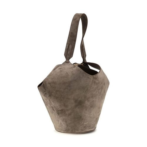 Beige Calf Leather Bos Taurus Shoulder Bag