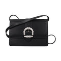 Black Leather Crossbody Bag