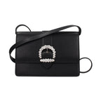 Black Leather Crossbody Bag