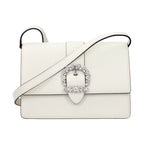 White Leather Crossbody Bag