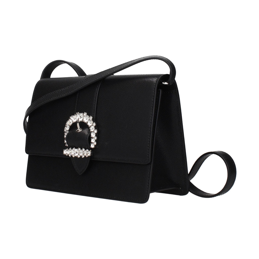 Black Leather Crossbody Bag