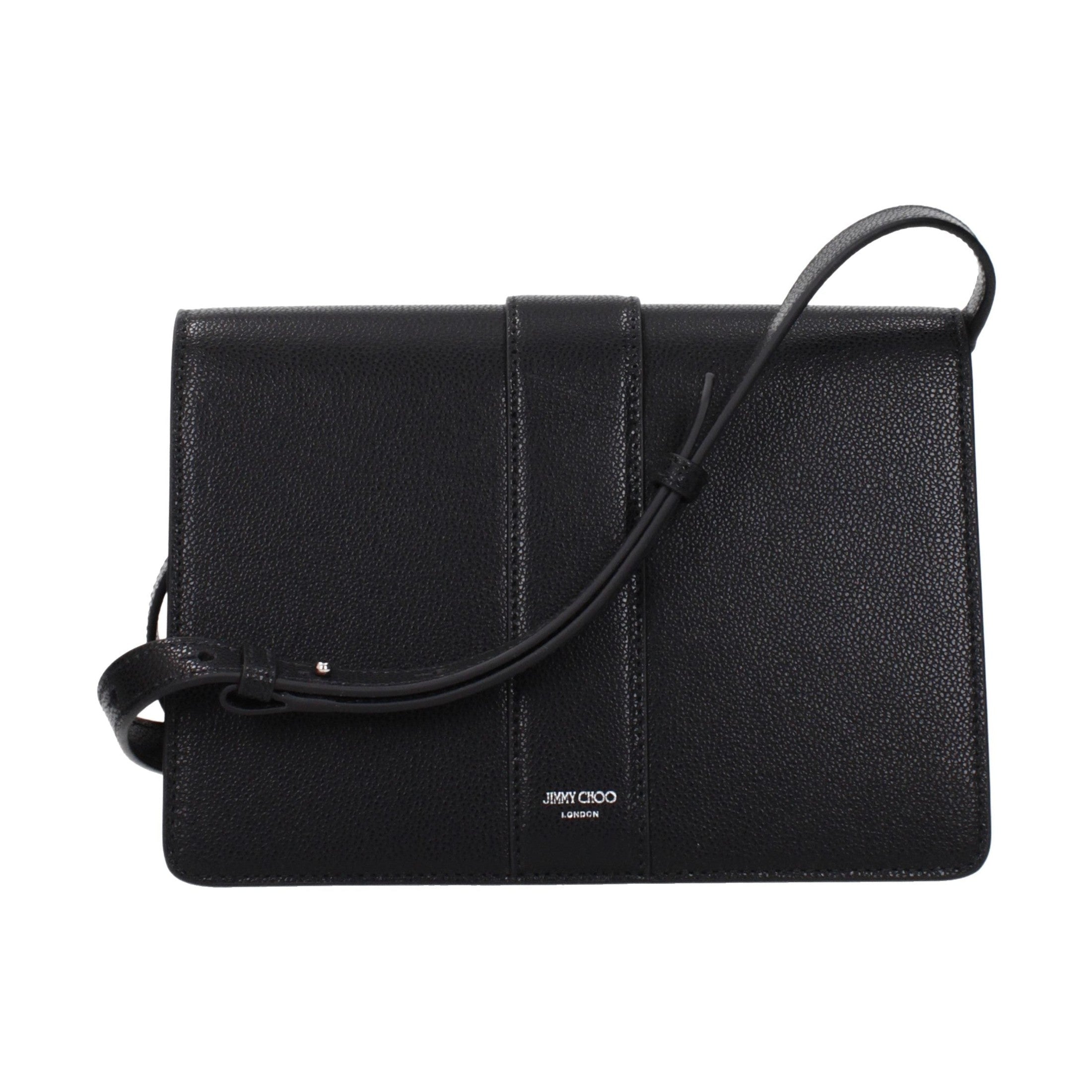 Black Leather Crossbody Bag