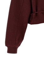 Dries Van Noten Bordeaux Cotton Sweatshirt
