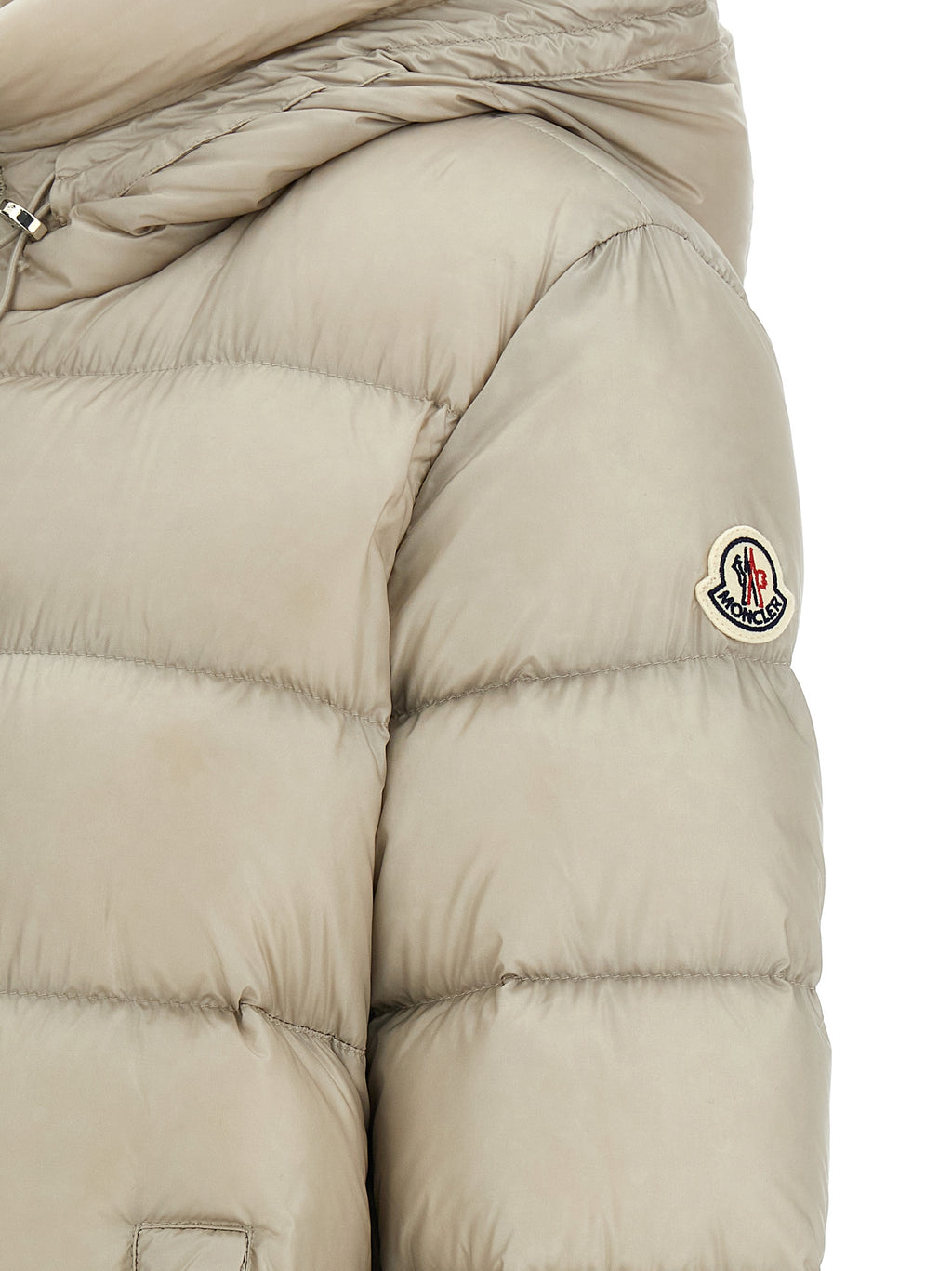 Moncler Beige Polyamide Full-Length Jacket