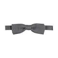 Dolce & Gabbana Black White Houndstooth Adjustable Neck Bow Tie