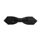 Dolce & Gabbana Men Black Polyester Adjustable Neck Papillon Bow Tie