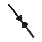 Dolce & Gabbana Men Black 100% Silk Adjustable Neck Papillon Bow Tie