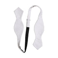 Dolce & Gabbana Men White 100% Silk Adjustable Neck Papillon Bow Tie