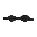 Dolce & Gabbana Men Black 100% Silk Adjustable Neck Papillon Bow Tie
