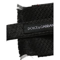 Dolce & Gabbana Men Black 100% SIlk Adjustable Neck Papillon Bow Tie