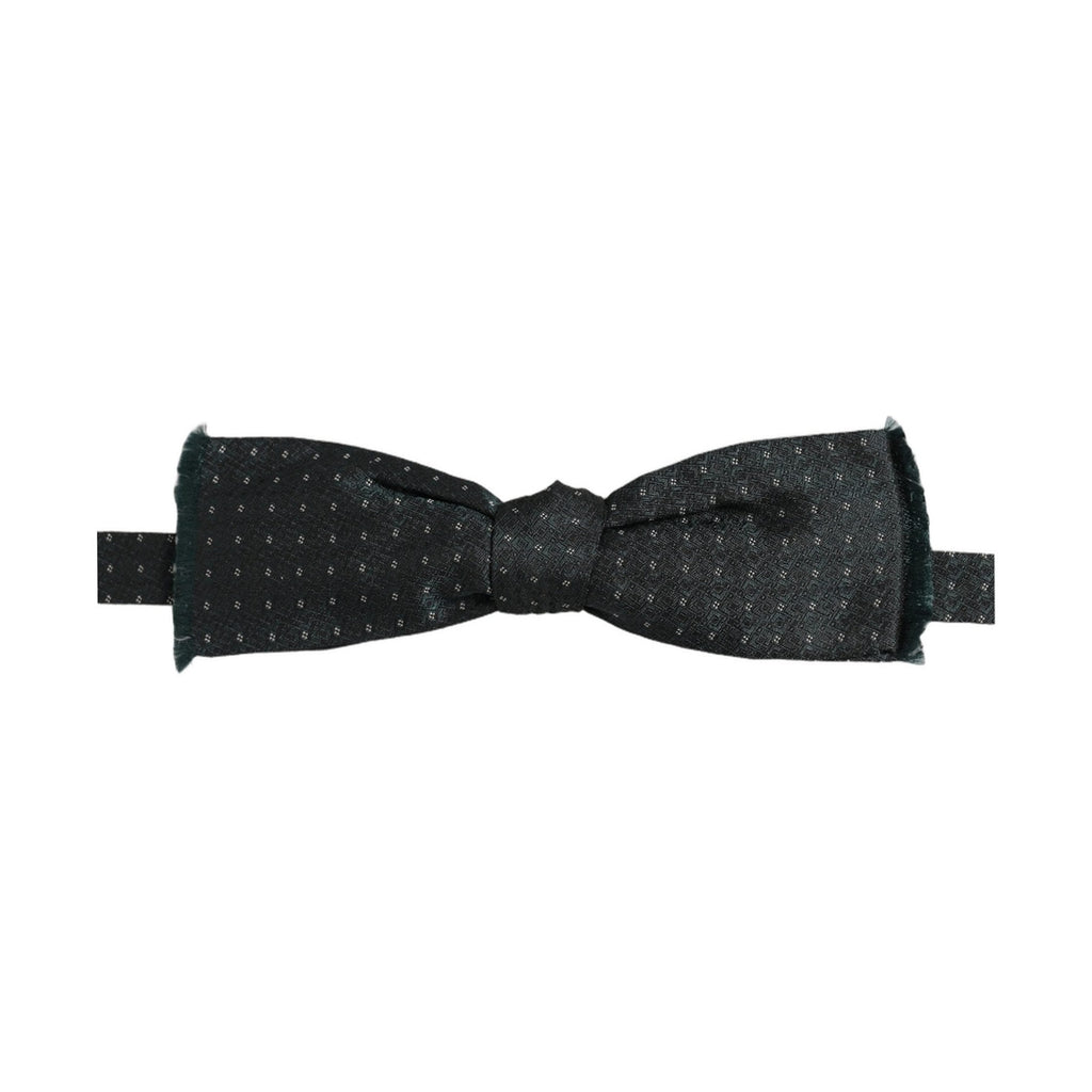 Dolce & Gabbana Men Green Patterned Adjustable Neck Papillon Bow Tie