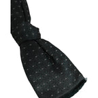 Dolce & Gabbana Men Green Patterned Adjustable Neck Papillon Bow Tie