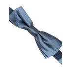 Dolce & Gabbana Men Light Blue Silk Adjustable Neck Papillon Bow Tie