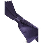 Dolce & Gabbana Men Purple 100% Silk Adjustable Neck Papillon Bow Tie