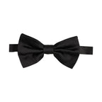 Dolce & Gabbana Men Black 100% Silk Adjustable Neck Papillon Bow Tie