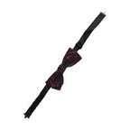 Dolce & Gabbana Men Blue Red Paisley Adjustable Neck Papillon Bow Tie