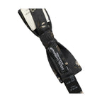 Dolce & Gabbana Men Black Floral Silk Adjustable Neck Papillon Bow Tie