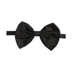 Dolce & Gabbana Men Black Patterned Adjustable Neck Papillon Bow Tie