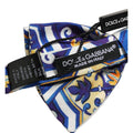 Dolce & Gabbana Men Multicolor Majolica Adjustable Neck Papillon Bow Tie