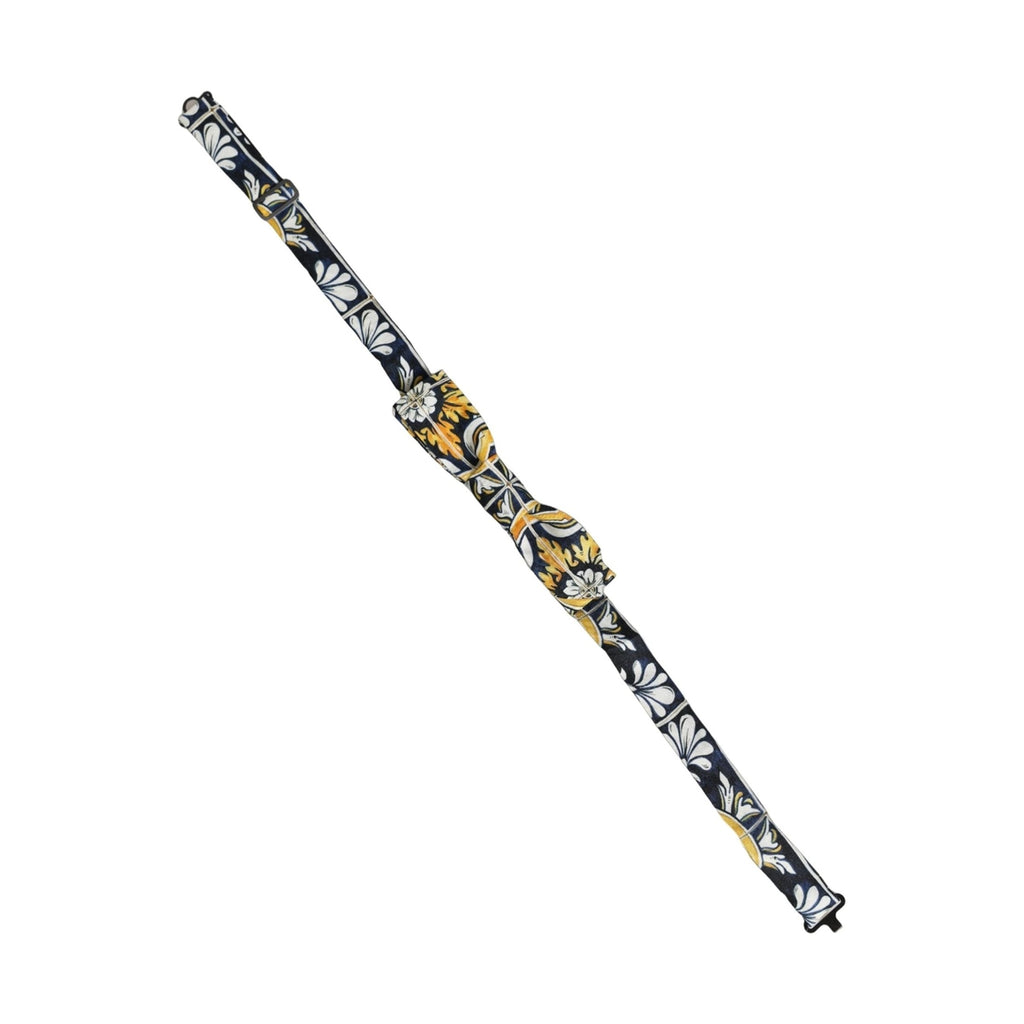 Dolce & Gabbana Multicolor Damask Style Adjustable Neck Papillon Bow Tie