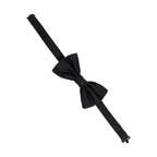 Dolce & Gabbana Men Black 100% Silk Adjustable Neck Papillon Bow Tie