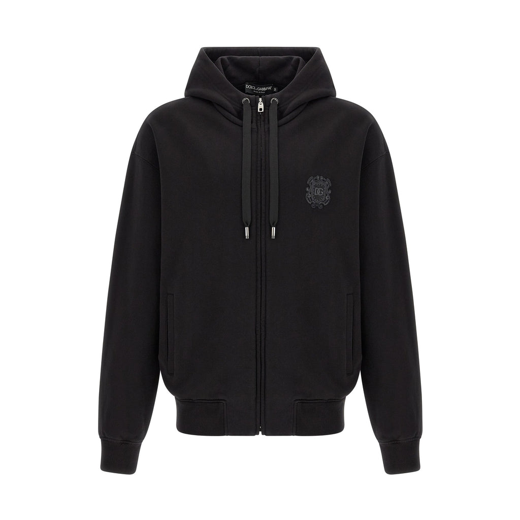 Dolce & Gabbana Black Cotton Sweatshirt