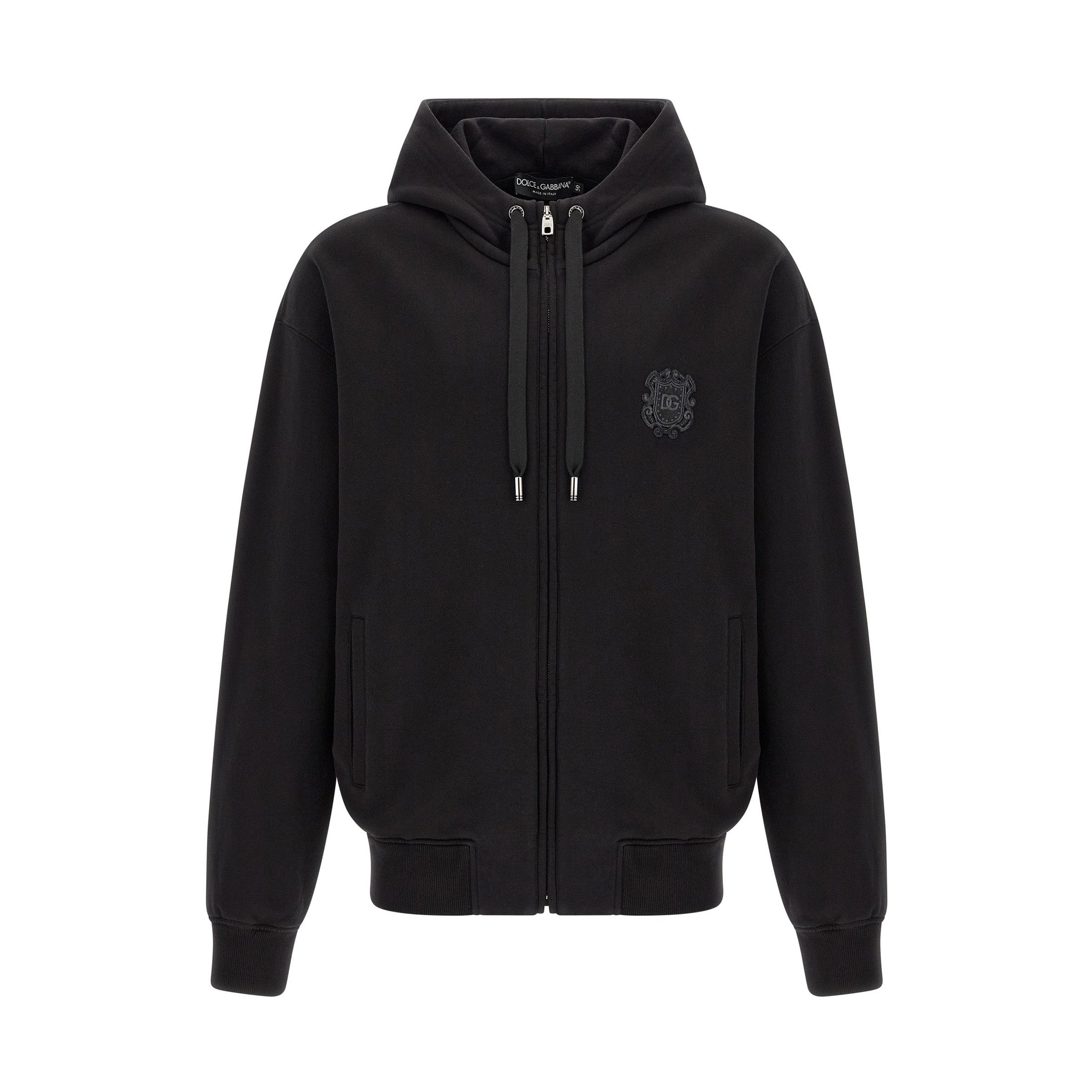 Dolce & Gabbana Black Cotton Sweatshirt