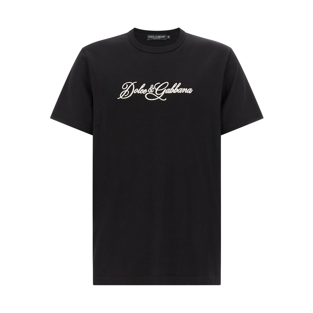 Black Cotton T-Shirt