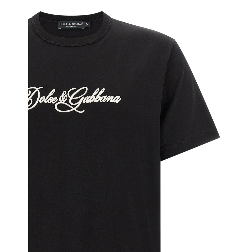 Black Cotton T-Shirt