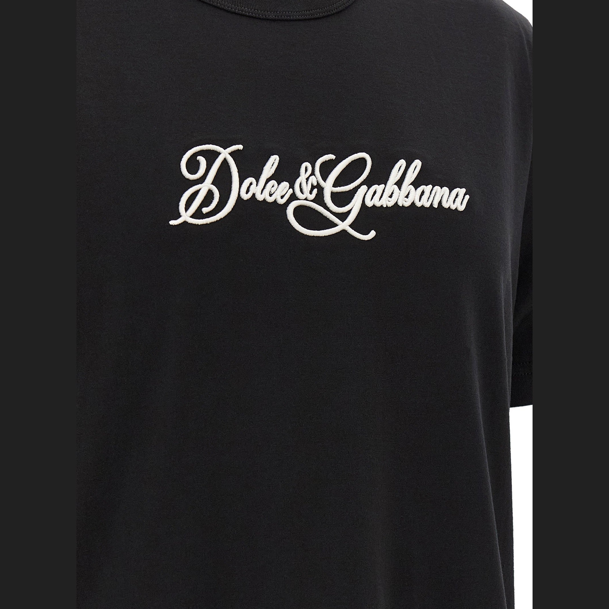 Black Cotton T-Shirt