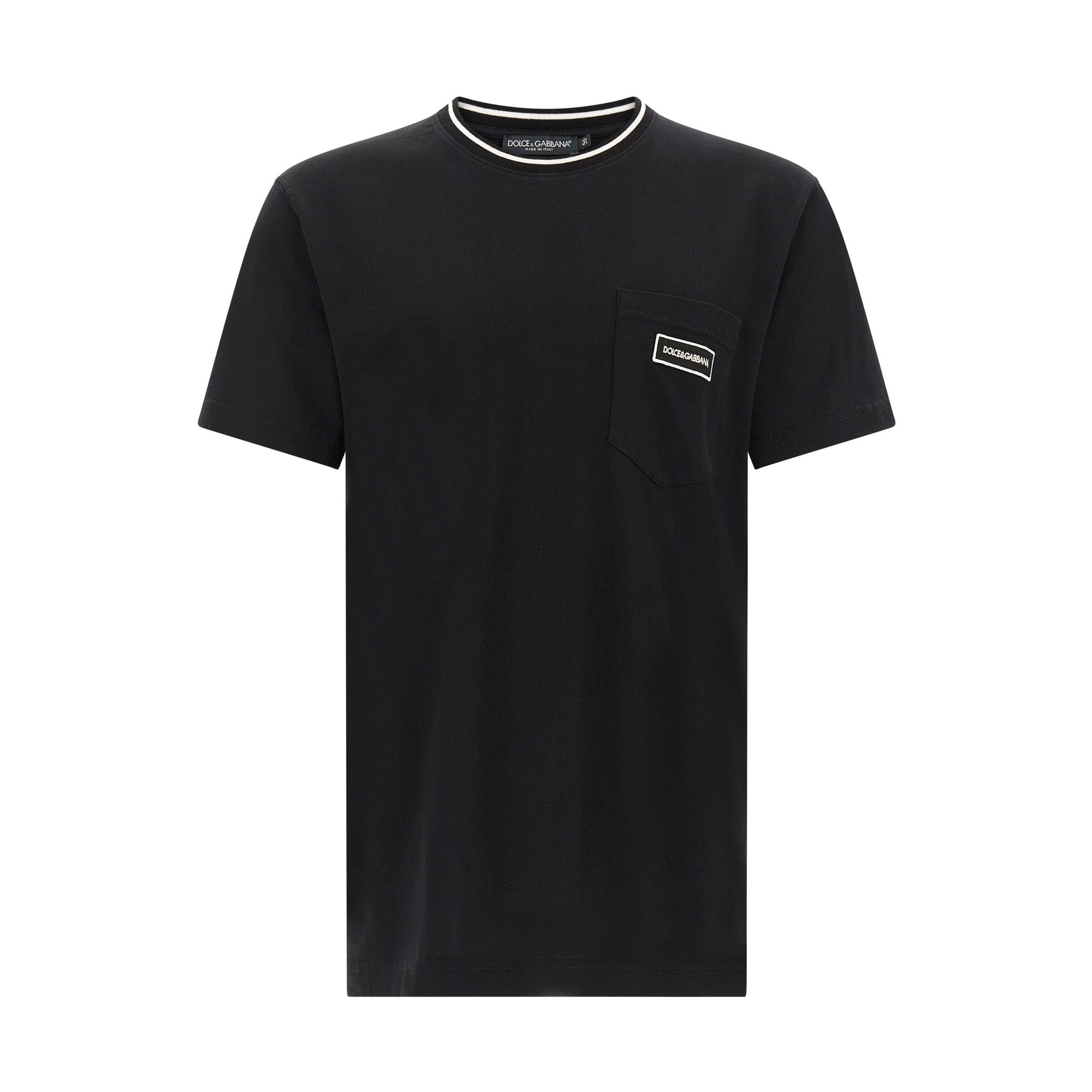 Black Cotton T-Shirt
