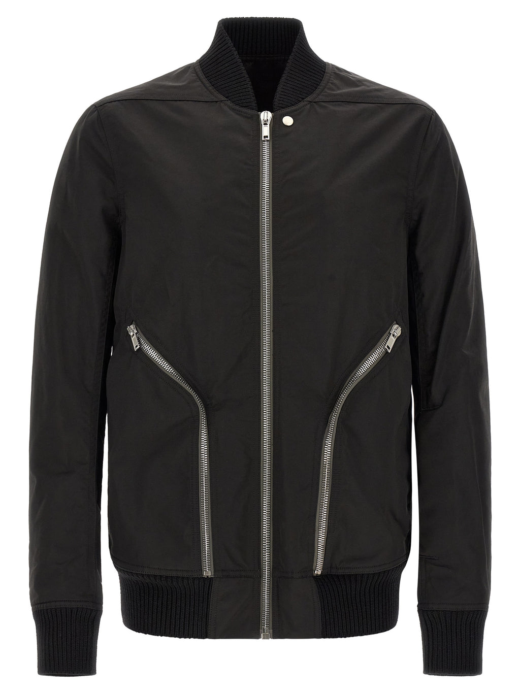 Rick Owens Black Nylon Bomber