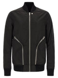 Rick Owens Black Nylon Bomber