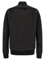 Rick Owens Black Nylon Bomber