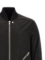 Rick Owens Black Nylon Bomber