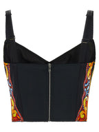 Dolce & Gabbana Multicolor Silk Tank Tops
