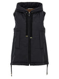 Max Mara Black Polyester Sleeveless Jacket