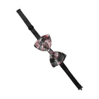 Dolce & Gabbana Multicolor Marble Silk Adjustable Neck Papillon Bow Tie