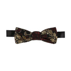 Dolce & Gabbana Multicolor Floral Jacquard Adjustable Neck Papillon Bow Tie