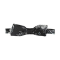 Dolce & Gabbana Black Floral Silk Adjustable Neck Men Papillon Bow Tie