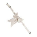 Dolce & Gabbana Men White Jacquard Silk Adjustable Neck Papillon Bow Tie