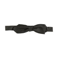 Dolce & Gabbana Men Black Dotted Silk Adjustable Neck Papillon Bow Tie
