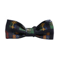 Dolce & Gabbana Men Blue Flags 100% Silk Adjustable Neck Papillon Bow Tie