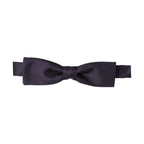 Men Violet 100% Silk Adjustable Neck Papillon Bow Tie