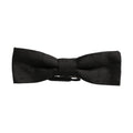 Men Black 100% Silk Adjustable Neck Papillon Bow Tie
