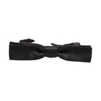 Men Black 100% Silk Adjustable Neck Papillon Bow Tie