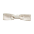 Men White 100% Silk Adjustable Neck Papillon Bow Tie